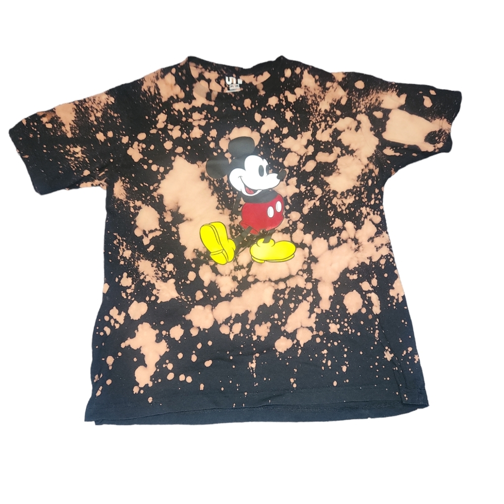 Uniqlo UT x Disney Mickey Mouse Vintage  Double Sided Graphic Tie Dye